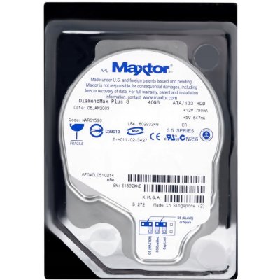 Maxtor 40GB PATA IDE/ATA 3,5", 6E040L0510214