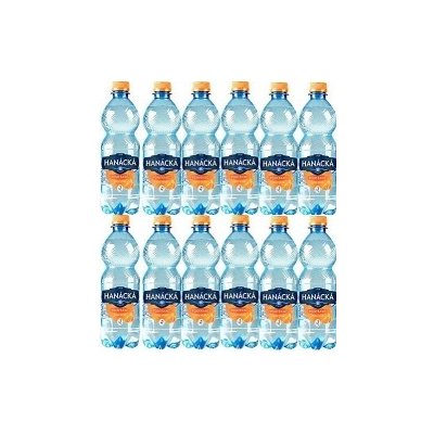 Hanácká kyselka minerální voda pomeranč 12 x 0,5l