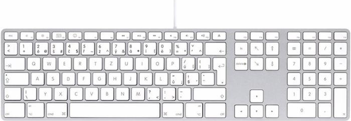 LMP USB Keyboard with numeric keypad for Mac 17584