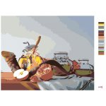 Zuty Malování podle čísel ZÁTIŠÍ ORCHIDEJ V ČERVENÉ VÁZE A MUŠLE PIETER WAGEMANS – Hledejceny.cz
