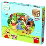 Dino Kubus Medvídek Pú 12 kostek – Zboží Mobilmania