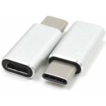 Premiumcord USB 3.1 C/male na USB 2.0 Micro-B/female stříbrný kur31-06 – Zboží Živě