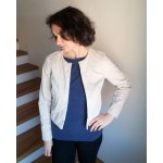 Lovera dámské sako Meduňka manžestr krémové – Zbozi.Blesk.cz