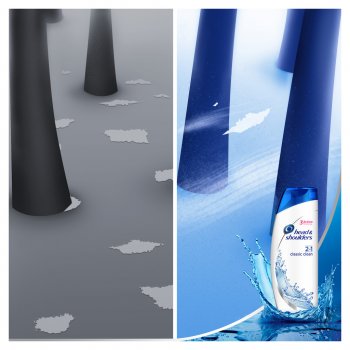 Head & Shoulders Classic Clean 2v1 šampon a balzám na vlasy proti lupům 360 ml