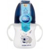 Láhev a nápitka Canpol Babies EasyStart Lahvička Antikoliková 35/237_blu Sleepy Koala modrá 240ml