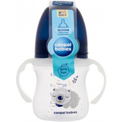 Canpol Babies EasyStart Lahvička Antikoliková 35/237_blu Sleepy Koala modrá 240ml