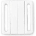 Plavkové zapínání šíře 32 mm plastové - bílá (10 pár) – Zboží Dáma