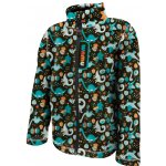 Fleecová mikina dětská DINOSAUŘI hnědo černá – Zboží Dáma