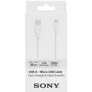 Sony CP-AB50W USB Type A / Type B, 2,4A, 50cm, bílý