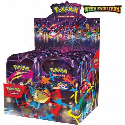Pokémon TCG Mega Heroes Mini Tin Display – Zboží Mobilmania
