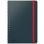 Leitz Spirálový sešit Cosy Soft Touch, matně šedá, linkovaný, B5, 80 listů – Sleviste.cz