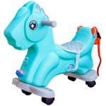 Aga4Kids Plastový houpací koník 2v1 DS3802 Modrý – Zboží Dáma
