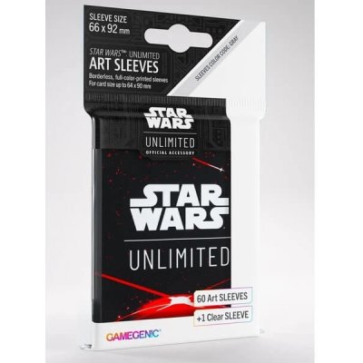 Gamegenic Star Wars: Unlimited Space Red 60 ks Obaly – Zboží Mobilmania