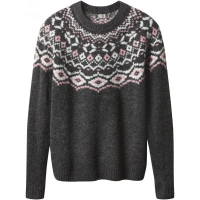 esmara Dámský pletený svetr s podílem vlny tmavě šedá – Zboží Dáma