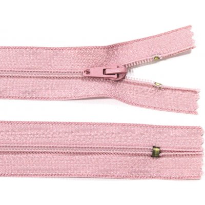 Spirálový zip no.3 nerozepínací 22cm - více barev color: 540 světle růžová – Hledejceny.cz