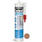 Ceresit CS 25 sanitární silikon 280 g siena – Zboží Mobilmania