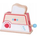 Bigjigs dřevěný toaster růžový – Zboží Dáma