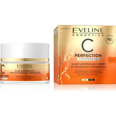 Eveline Cosmetics C Perfection spf0 pleťový krém proti stárnutí pleti den a noc 50 ml