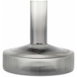Ferm Living Karafa na víno Ripple Smoke 1,1 l – Zboží Dáma