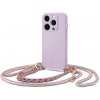 Pouzdro a kryt na mobilní telefon Apple Pouzdro TECH-PROTECT ICON CHAIN IPHONE 12 PRO fialové