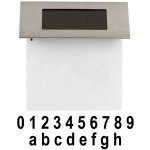 osvětlení na stěnu solární 18,5x19x5,2cm 4LED nerez/PH MAT797473 – Hledejceny.cz