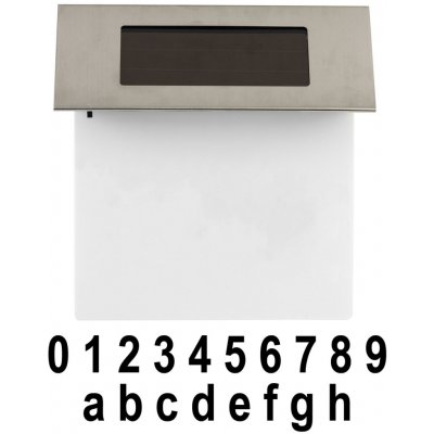 osvětlení na stěnu solární 18,5x19x5,2cm 4LED nerez/PH MAT797473 – Hledejceny.cz