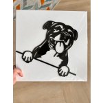 Vsepropejska Staford dřevěná dekorace na zeď Rozměr (cm): 35 x 27, Typ: Staford 2 – Hledejceny.cz