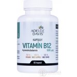 Adelle Davis Vitamín B12 kyanokobalamin 500 μg kapslí 60 ks – Hledejceny.cz