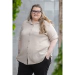 Italy fashion Mušelínová košile MAXI Černá – Hledejceny.cz