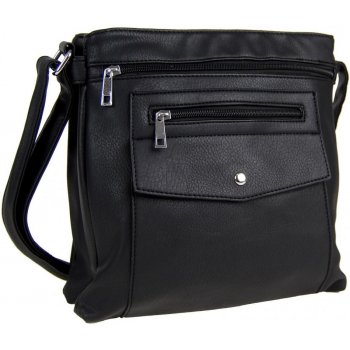 středně velká crossbody kabelka H0368 černá