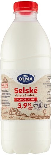 Olma Selské čerstvé plnotučné mléko 3,9% 1 l od 43 Kč - Heureka.cz