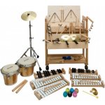 Goldon sada perkusních nástrojů v dřevěném vozíku sortiment 2 – Hledejceny.cz