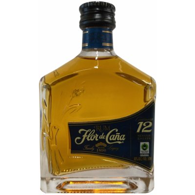 Flor de Cana 12y 40% 0,05 l (holá láhev) – Hledejceny.cz