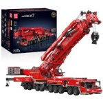 Mould King 17007 Extrémně silný hydraulický jeřáb Liebherr LTM 11200 Bílá – Zboží Dáma