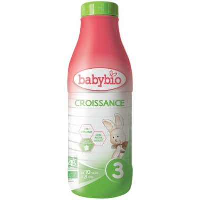 Babybio 3 Croissance 3 x 0,25 l – Zbozi.Blesk.cz