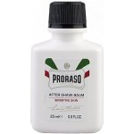 Proraso White balzám po holení pro citlivou pleť (Green Tea and Oatmeal) 25 ml