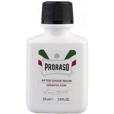Proraso White balzám po holení pro citlivou pleť Green Tea and Oatmeal 25 ml – Zboží Dáma