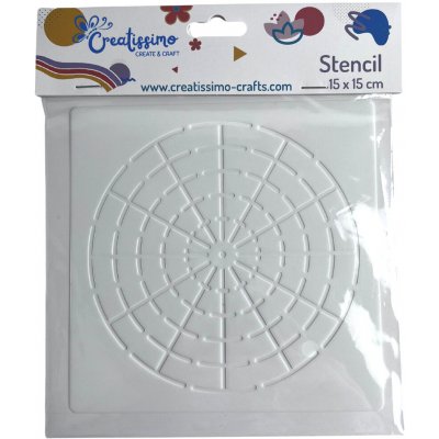 Creatissimo Plastová šablona 15x15cm mandala – Sleviste.cz