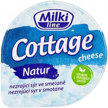 Milki Line Cottage Cheese nezrající sýr ve smetaně 150 g