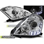 Tuning-Tec Přední čirá LED světla Nissan 350Z (2002 - 2005) - xenon D2S - chromované – Hledejceny.cz