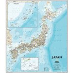National Geographic Japonsko - nástěnná mapa Classic 63 x 73 cm Varianta: bez rámu v tubusu, Provedení: laminovaná mapa v lištách – Zbozi.Blesk.cz