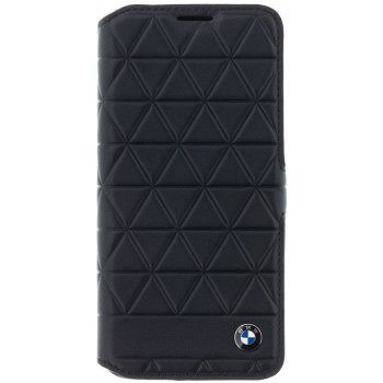 Pouzdro BMW Hexagon Leather Book Case Samsung G960 Galaxy S9 černé