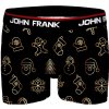 Boxerky, trenky, slipy, tanga John Frank JFBD39-CH-GOLD PIECES pánské boxerky černá