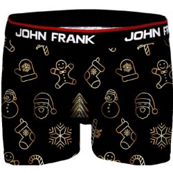 John Frank JFBD39-CH-GOLD PIECES pánské boxerky černá