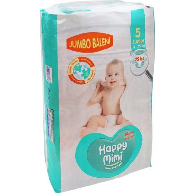 Happy Mimi Flexi Comfort 5 Junior 72 ks – Zbozi.Blesk.cz