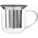 Viva Scandinavia Hrnek na čaj s filtrem a šedým víkem MINIMA EVA 400 ml – Zboží Dáma