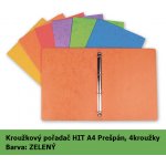HIT Pořadač 4kroužkový A4 zelený 2,5 cm 161.03 – Zboží Živě