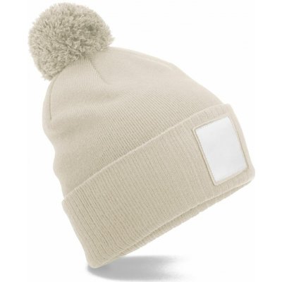 Beechfield s nášivkou B338R Oatmeal – Hledejceny.cz