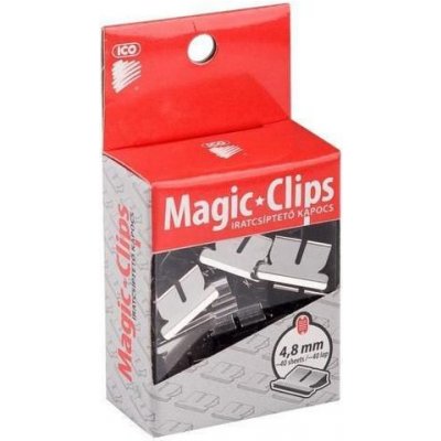 Kancelářské sponky Magic clips, 50 ks, 4,8 mm – Sleviste.cz