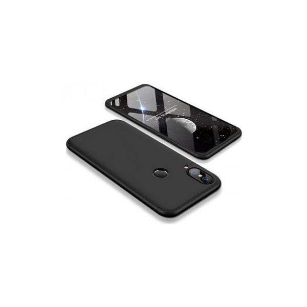 Pouzdro a kryt na mobilní telefon Pouzdro SES Oboustranné 360° celotělové plastové Huawei P20 Lite - černé